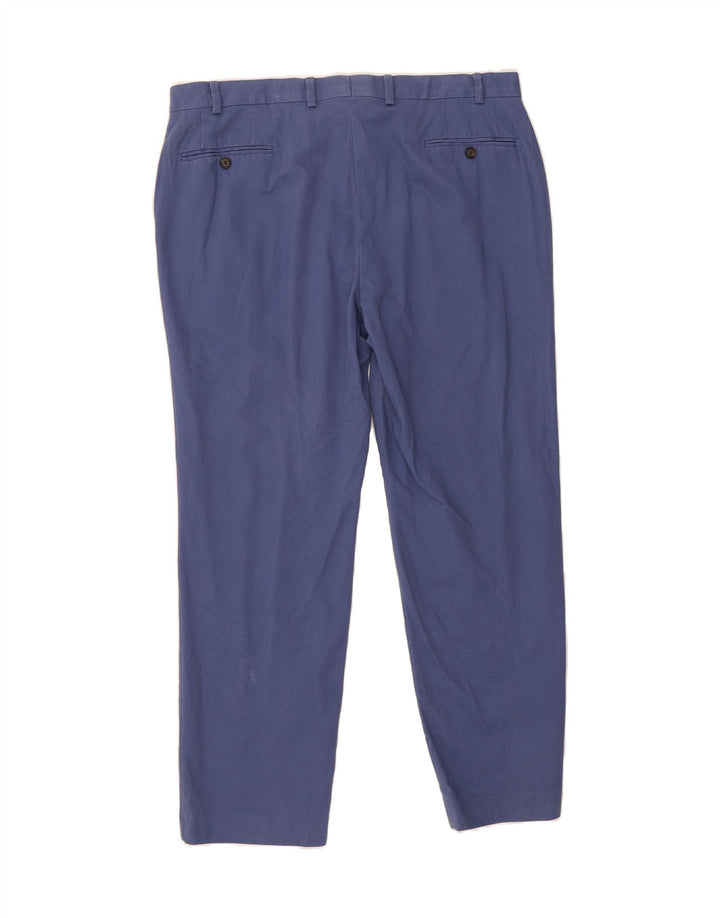 RALPH LAUREN Mens Tapered Suit Trousers W36 L30 Blue Cotton Vintage Ralph Lauren and Second-Hand Ralph Lauren from Messina Hembry 