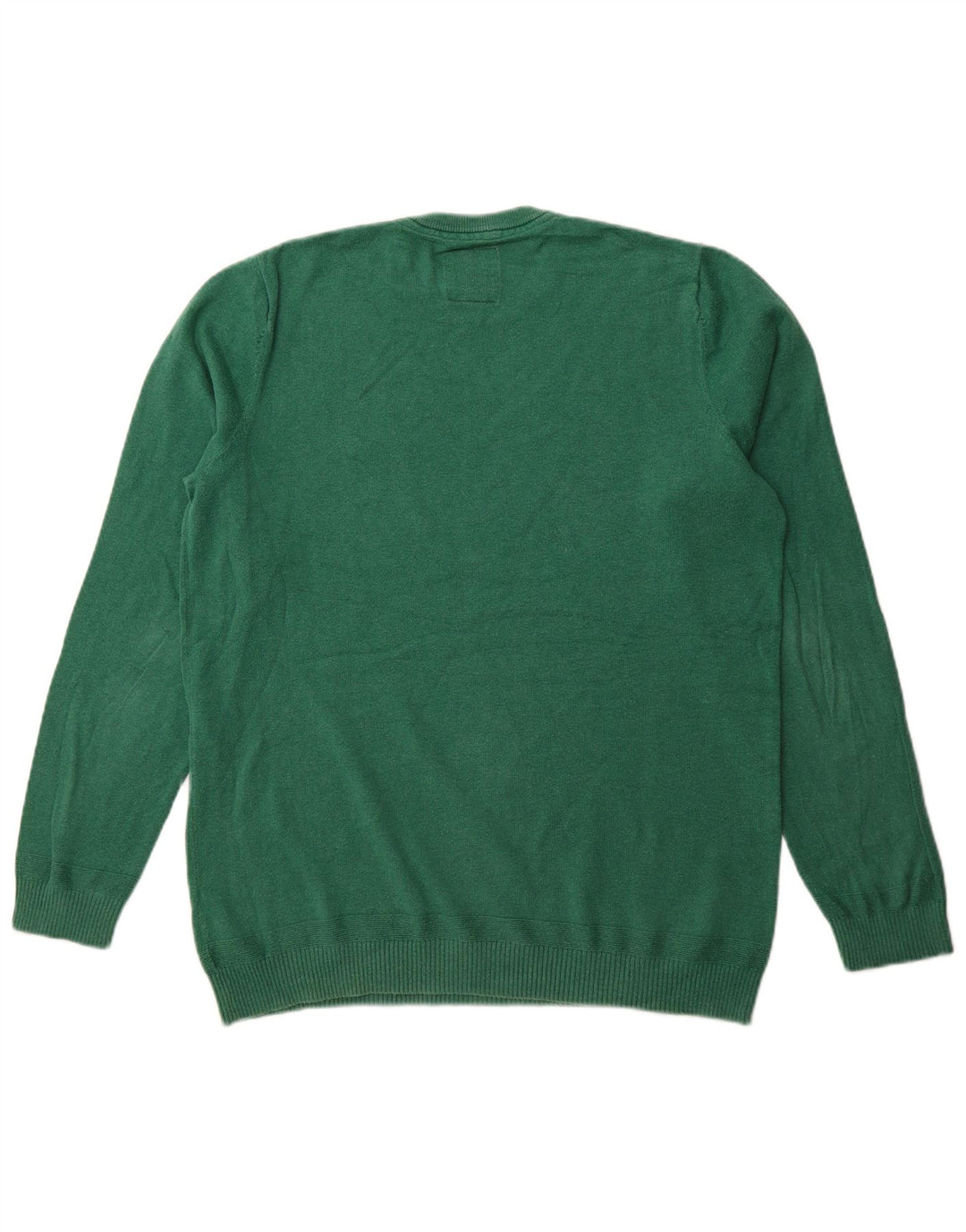 Suéter masculino FAT FACE com gola alta e gola alta, algodão verde médio