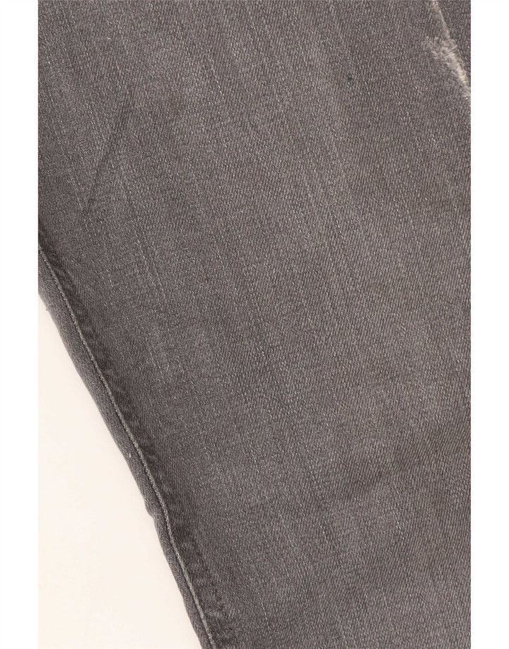 Guess Calça jeans masculina desgastada W31 L33 cinza algodão