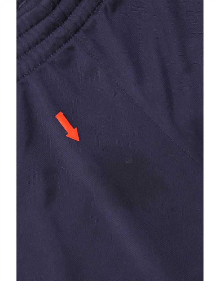 Adidas Mens Treino Calças Joggers UK 40/44 Médio Azul Marinho Poliéster
