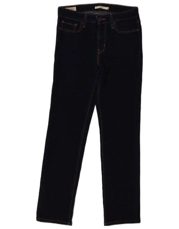 Calça jeans feminina LEVI'S 712 Slim W28 L28 azul marinho algodão