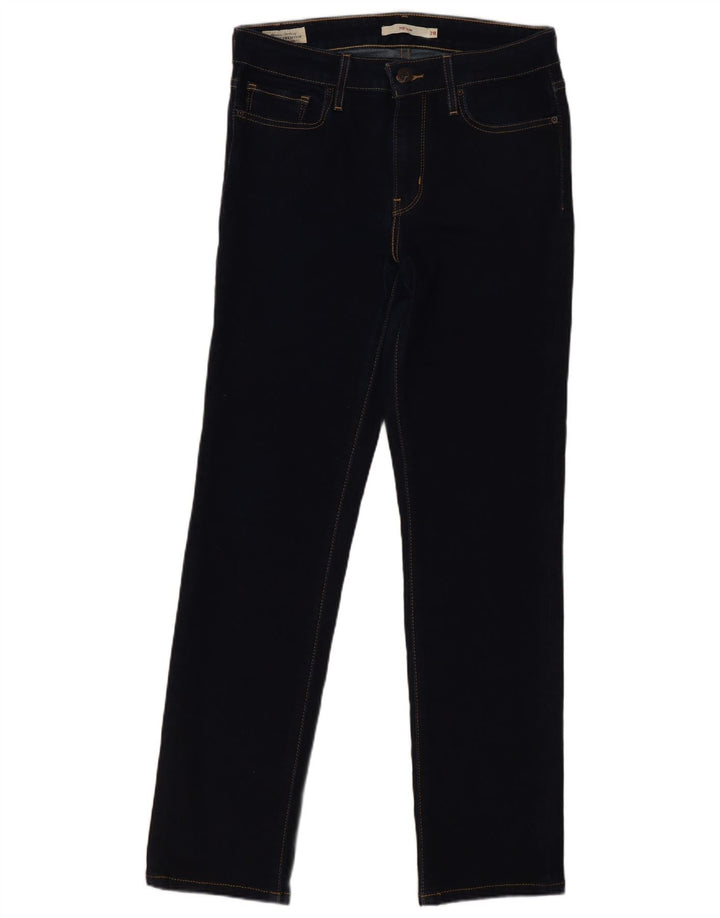 Calça jeans feminina LEVI'S 712 Slim W28 L28 azul marinho algodão