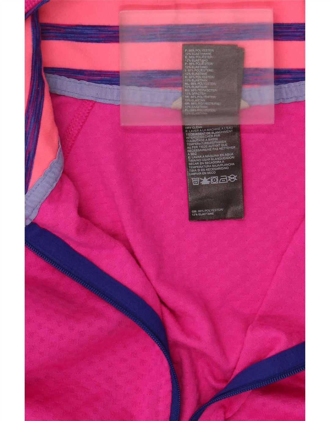 Pulôver feminino The North Face para treino, Reino Unido 14, grande, rosa manchado