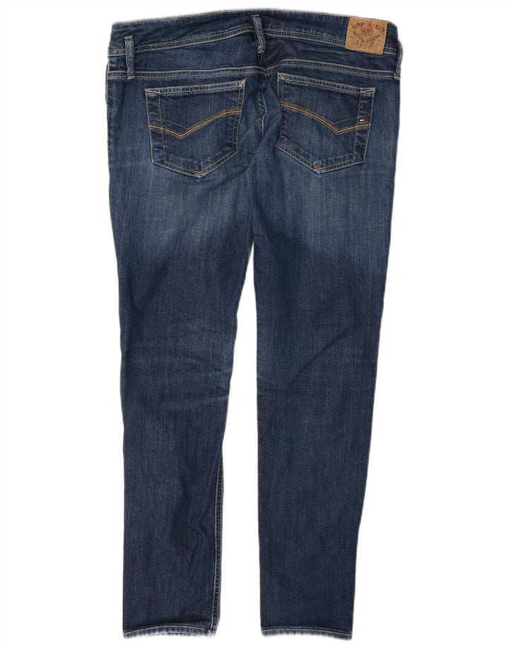 Tommy Hilfiger Jeans Slim Feminino W34 L30 Azul Marinho Algodão