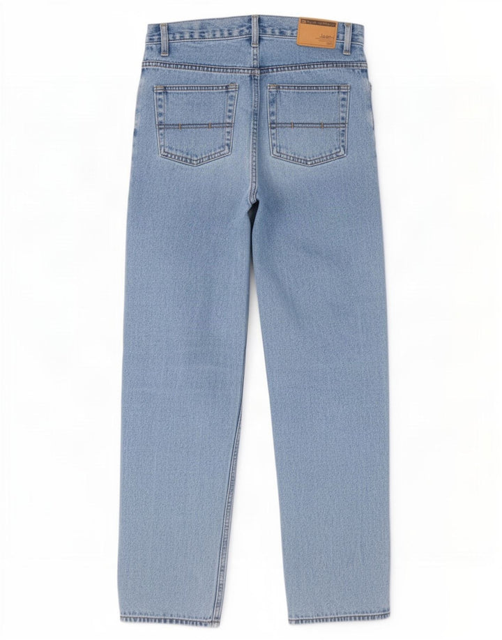 Jeans retos masculinos Marks & Spencer W32 L33 algodão azul