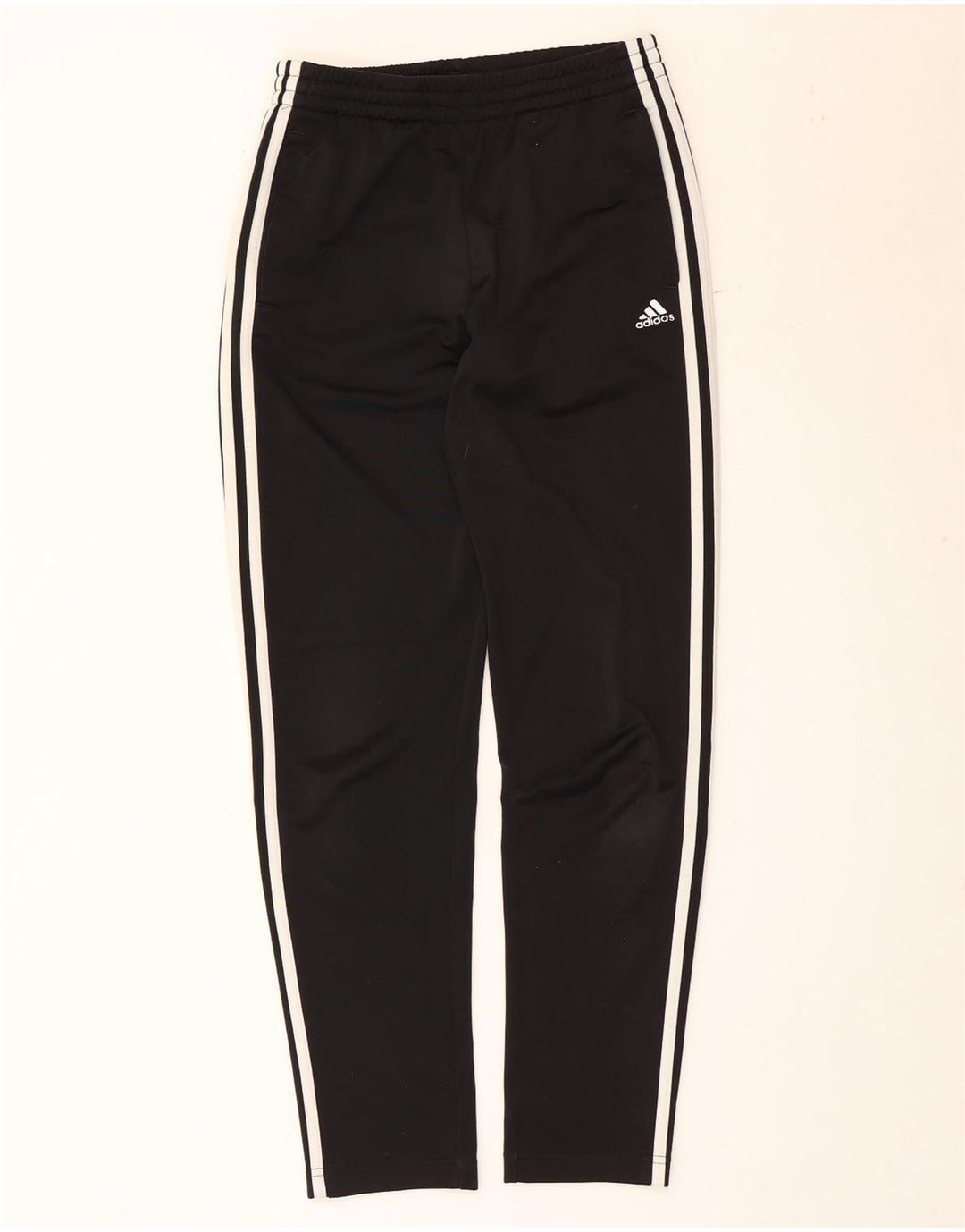 Calças de treino Adidas meninos 13-14 anos preto poliéster