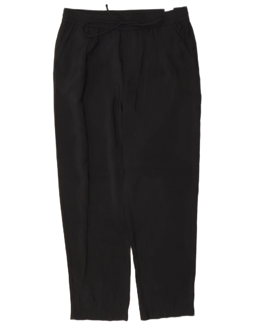 Zara Calça Feminina Slim Cropped Médio W28 L25 Preta Modal