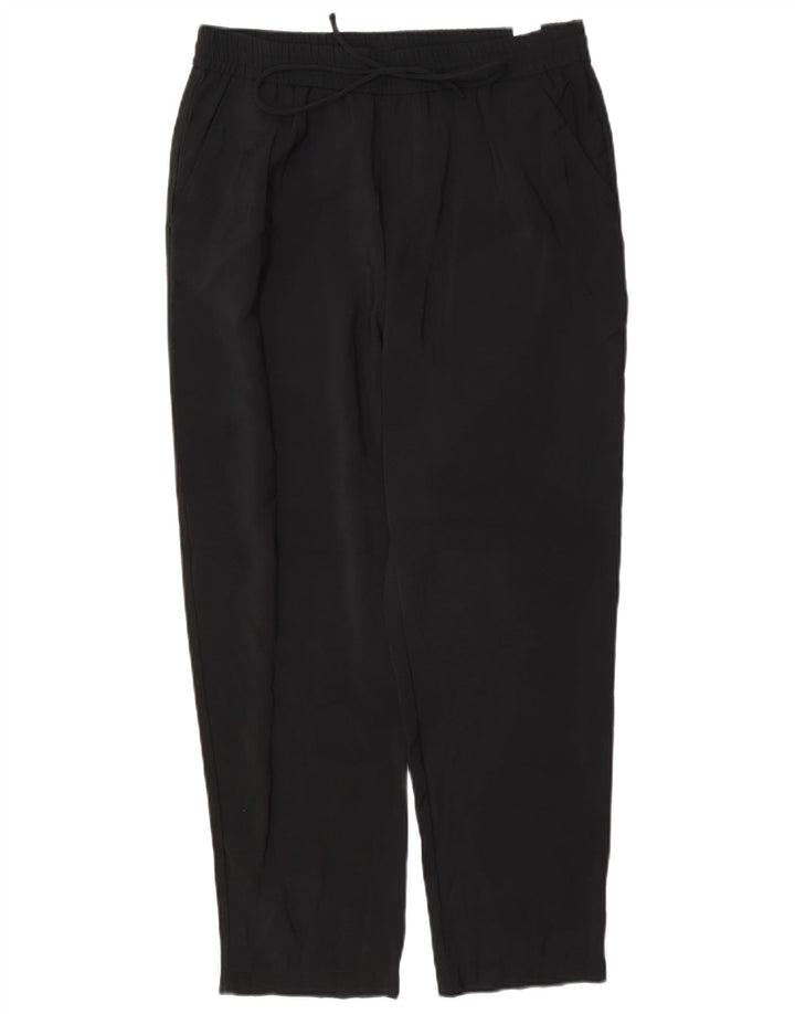 Zara Calça Feminina Slim Cropped Médio W28 L25 Preta Modal