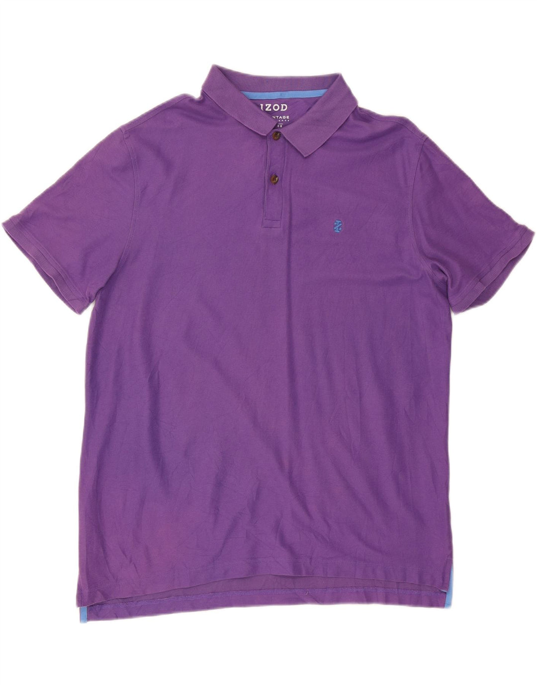 IZOD Mens Polo Shirt XL Purple Cotton Vintage Izod and Second-Hand Izod from Messina Hembry 
