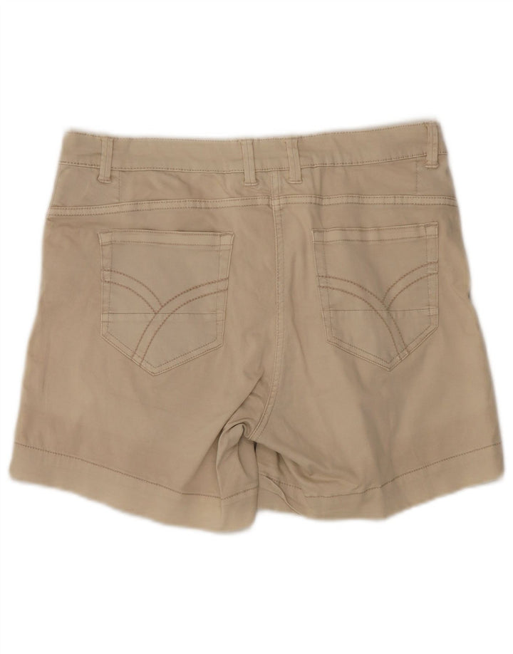 Shorts feminino casual DACK'S IT 46 grande W32 algodão bege