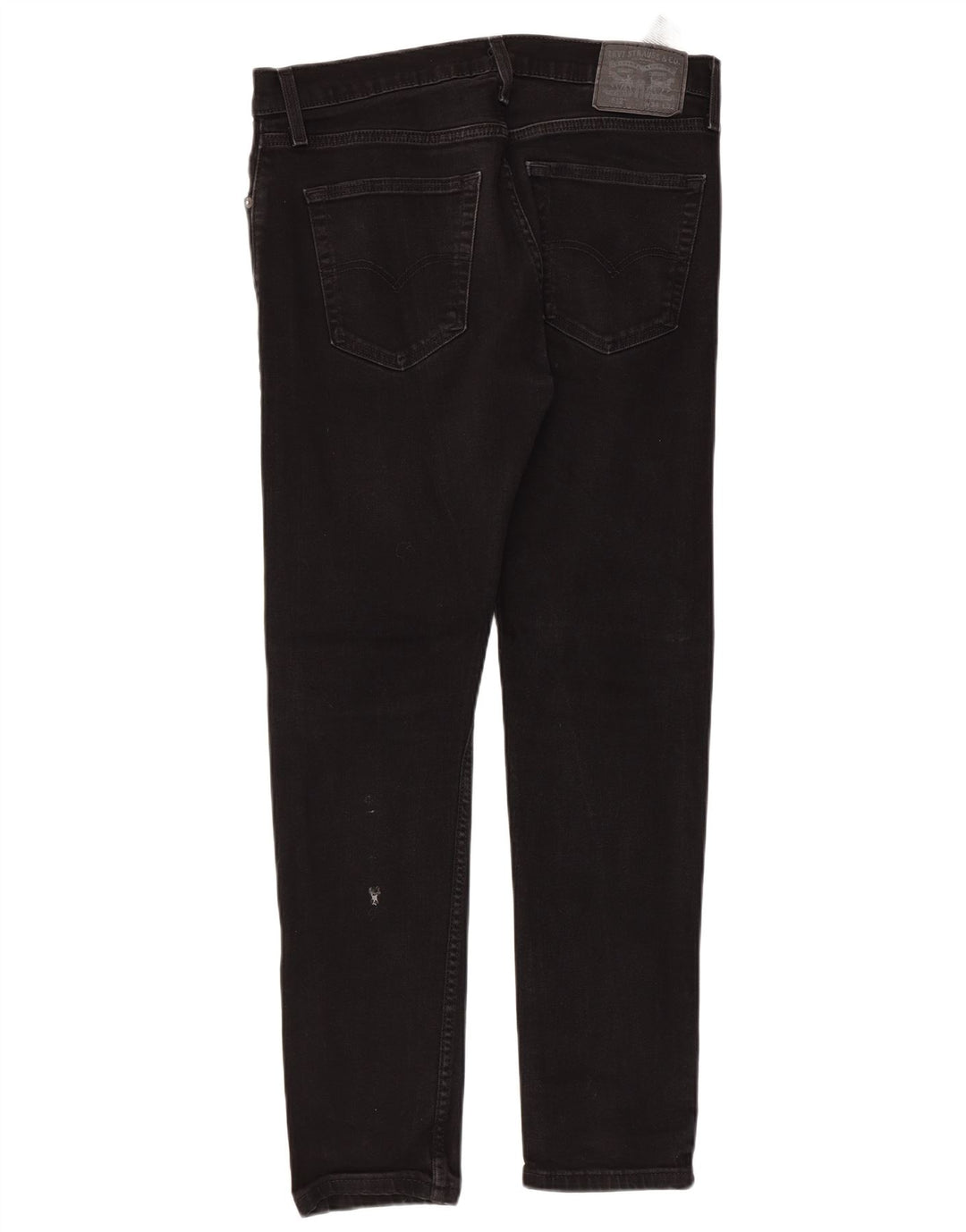 LEVI'S Masculino 512 Slim Tapered Jeans W34 L32 Algodão Preto