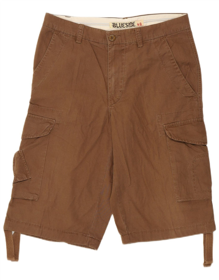Shorts cargo masculino Blue Side IT 48 médio W32 algodão marrom