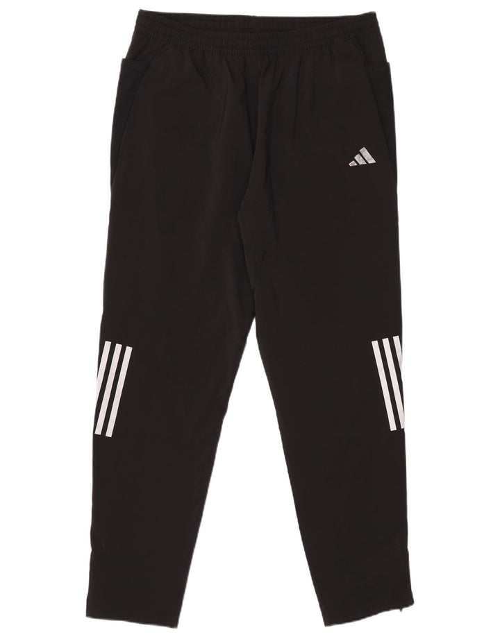 Calça de treino masculina Adidas Aeroready Regular Fit grande poliéster preto