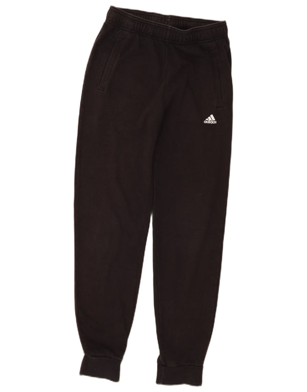 Adidas meninos calças de treino joggers 13-14 anos algodão preto
