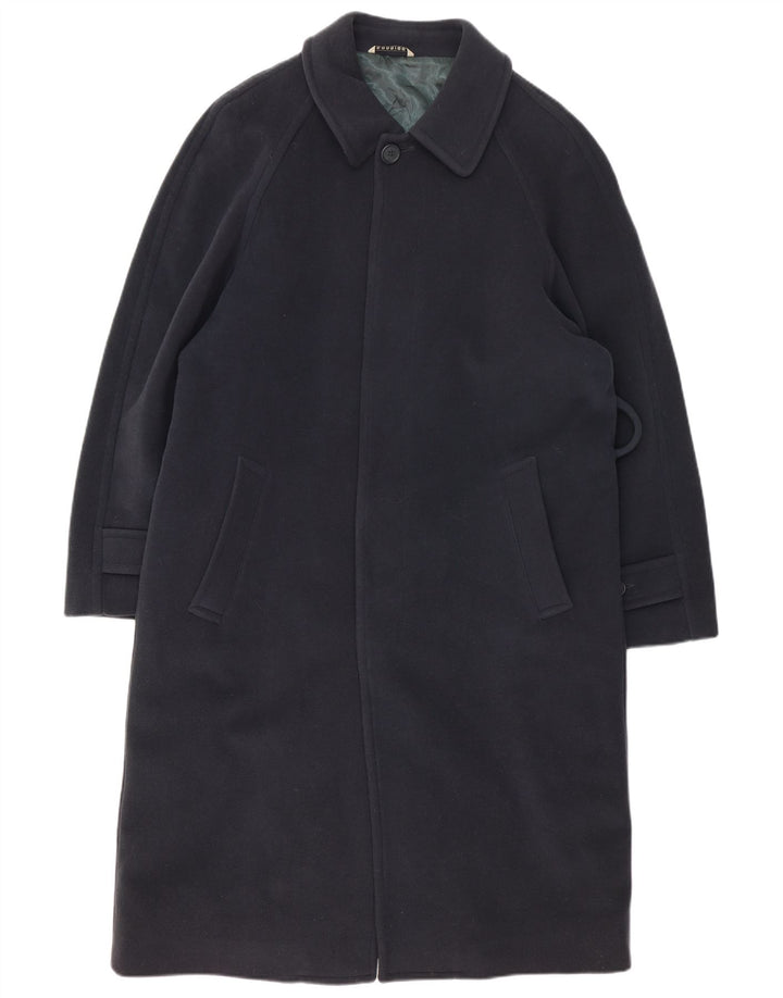 Sobretudo masculino Rodrigo IT 48 Lã Azul Marinho Médio