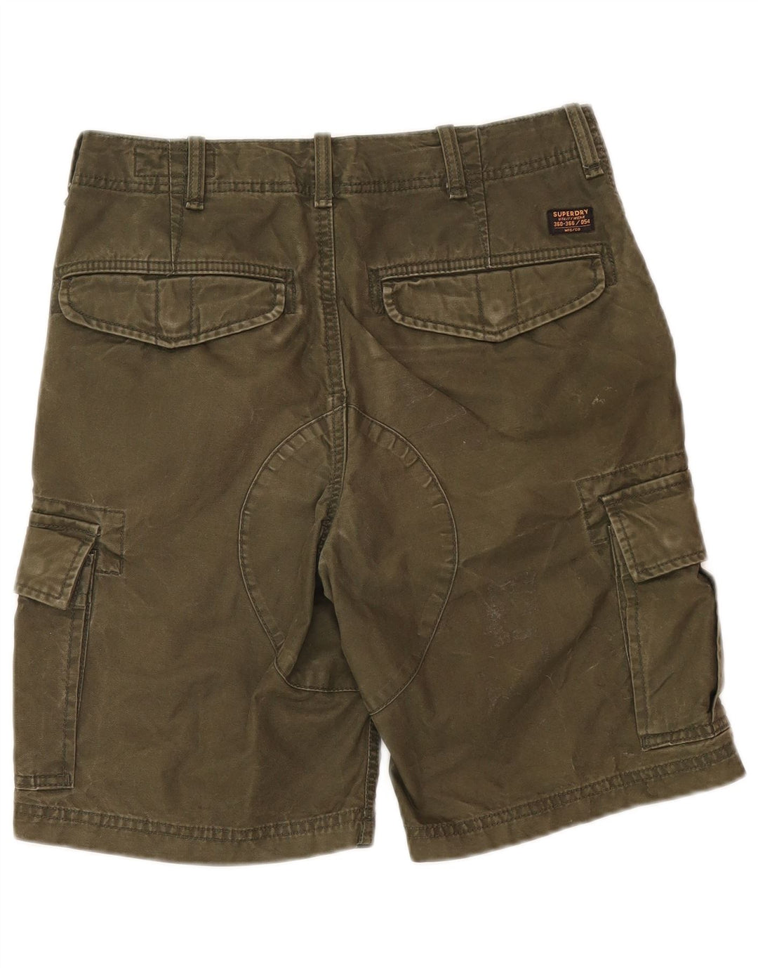 Shorts cargo masculino SUPERDRY W28 pequeno verde