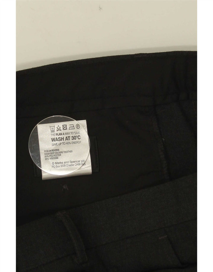 Calça masculina Marks & Spencer Pegged Suit W34 L31 cinza poliéster