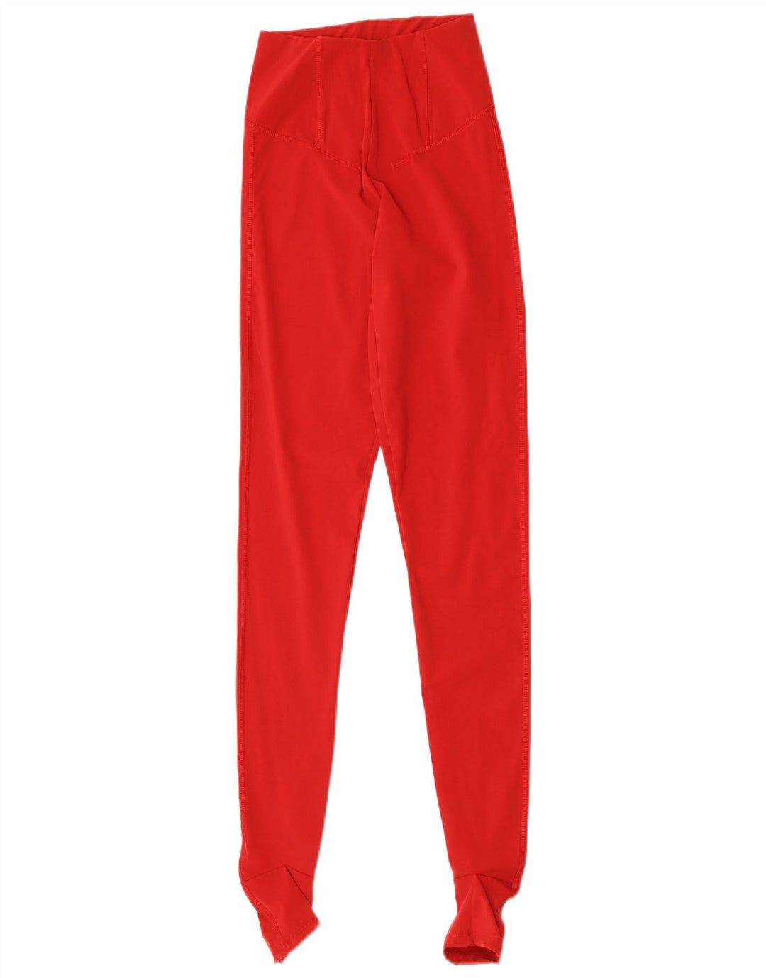 Zara Womens Stirrup Leggings UK 8 Pequeno Vermelho