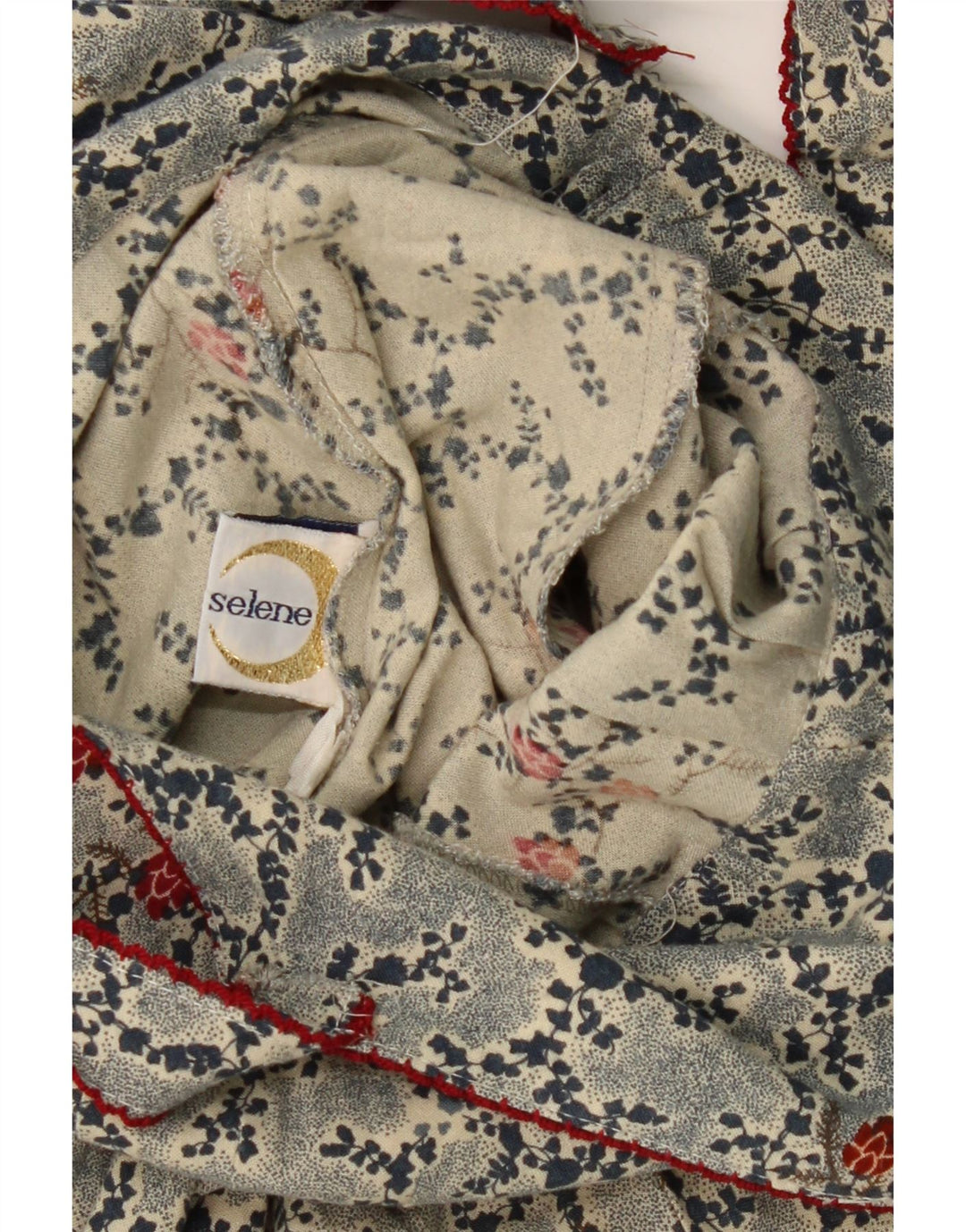 Vestido de verão feminino Selene EUA 8 azul médio floral