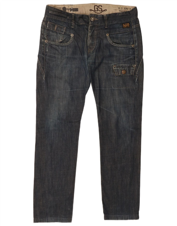 G-Star Masculino Cargo Slim Jeans W34 L31 Azul Marinho