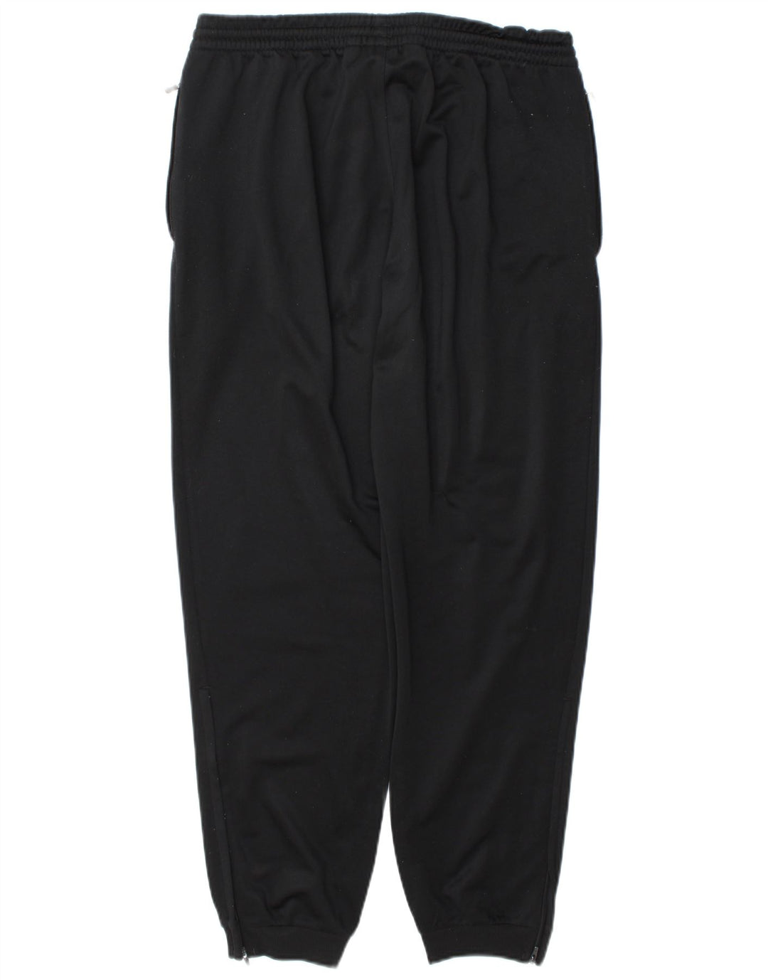 Calça de treino masculina Adidas Joggers UK 40/42 poliéster preto médio
