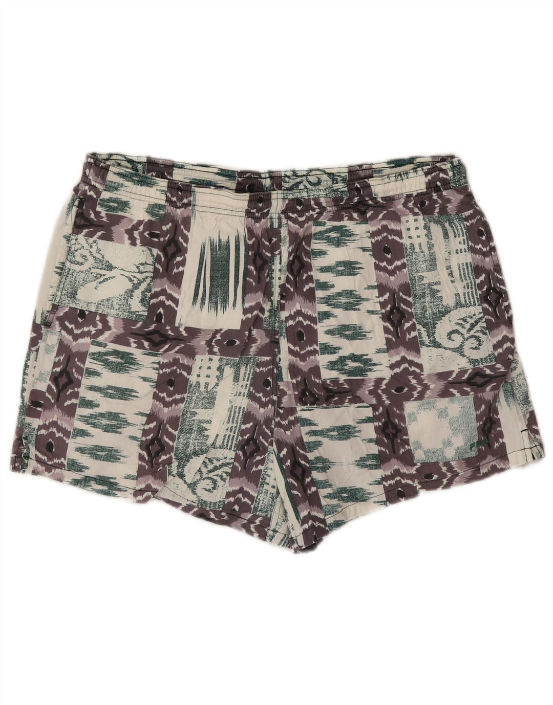 Shorts de natação masculino FILA grande cinza Ikat