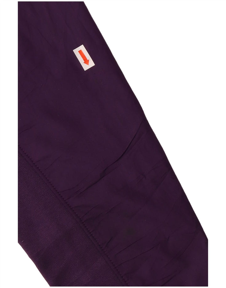 Suéter masculino NIKE com capuz e zíper pequeno roxo poliéster