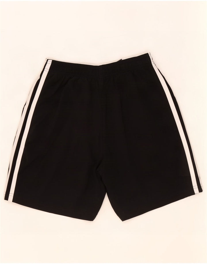 Shorts esportivos masculinos Adidas médio preto poliéster