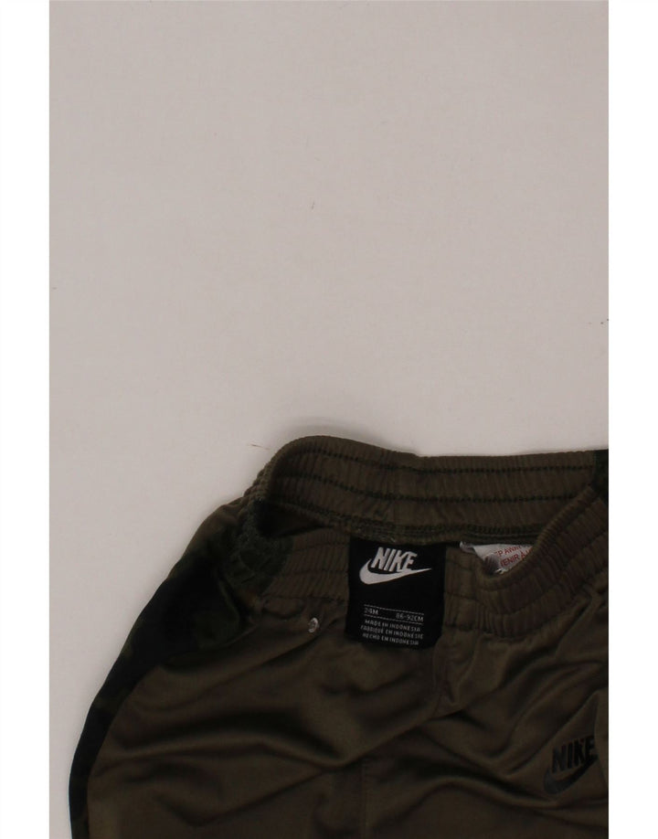 Calça de treino NIKE para meninos e meninas 18 a 24 meses cáqui camuflada