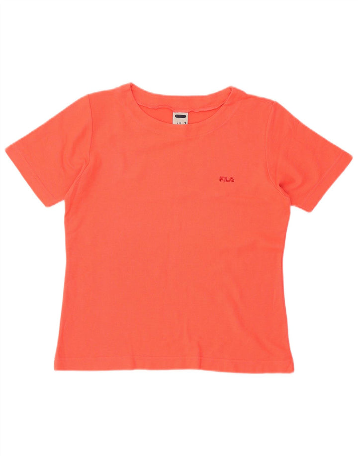 Camiseta feminina FILA Top IT 44 laranja médio