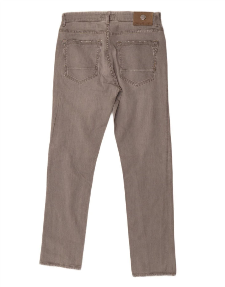 Trussardi Mens Slim Jeans W29 L30 Cinza Algodão