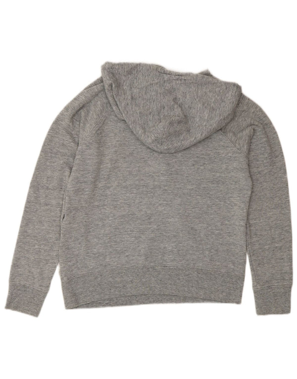 Suéter com capuz gráfico feminino Levi's UK 6 XS algodão cinza