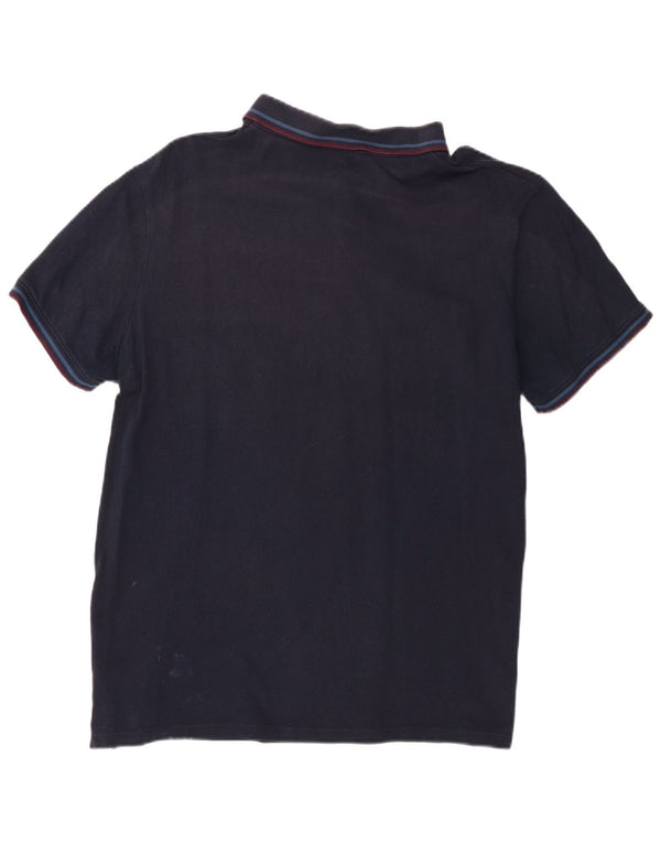Camisa polo masculina Timberland Slim Fit 2XL algodão azul marinho