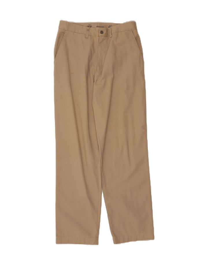 DOCKERS Mens Straight Chino Trousers W34 L32 Beige Cotton Vintage Dockers and Second-Hand Dockers from Messina Hembry 