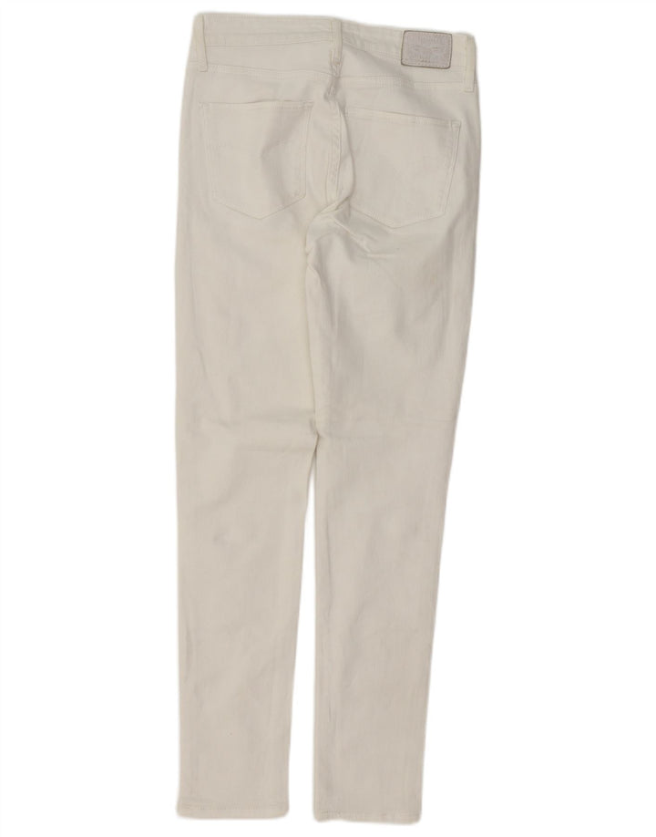 Calça jeans skinny feminina LEVI'S 721 de cintura alta W26 L29 branca