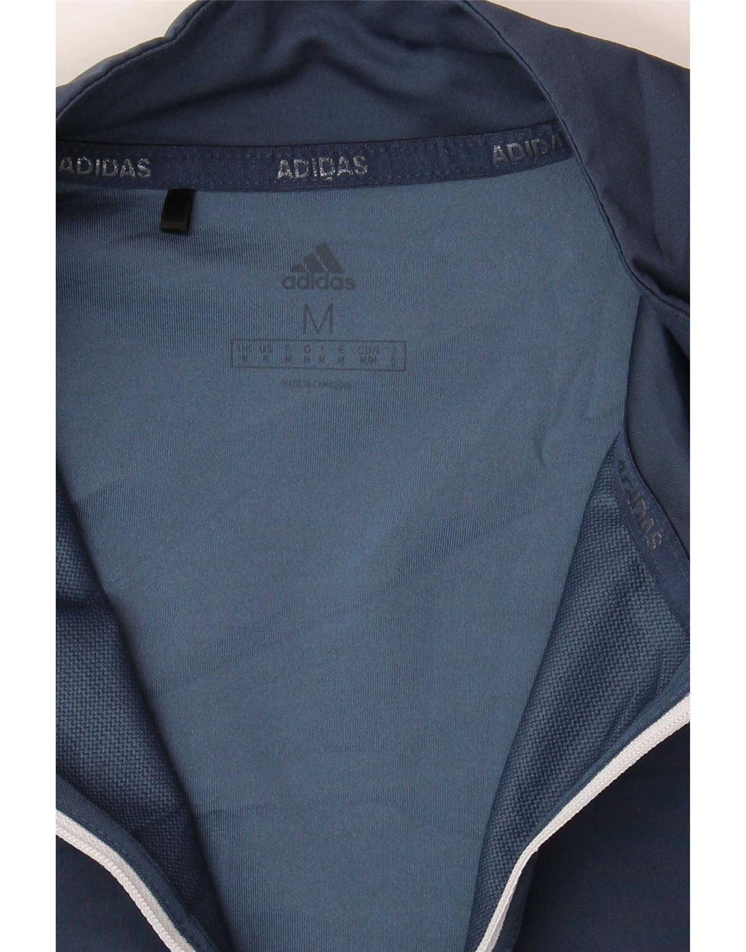 Adidas Mens Graphic Pullover Treino Top Médio Azul Marinho Colorblock