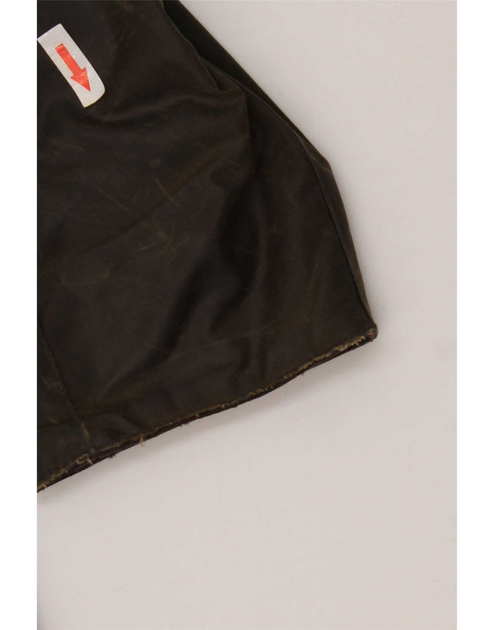 Jaqueta masculina de algodão encerado Barbour Reino Unido 38 algodão cáqui médio