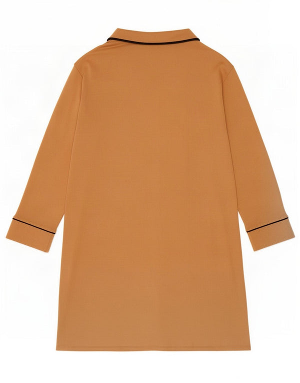 Zara Womens Oversized Longline Cardigan Top UK 14 Médio Laranja Poliéster