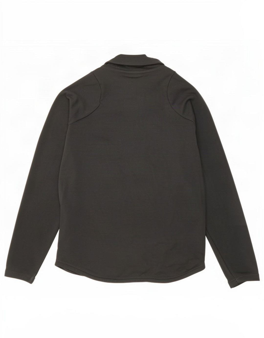 Nike Womens Dri Fit Pullover Treino Top UK 6 XS Cinza Colourblock
