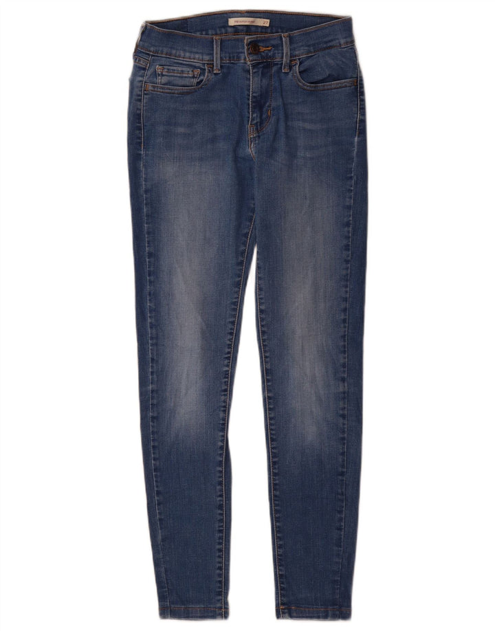 Calça jeans feminina Levi's 710 Super Skinny W27 L28 Azul