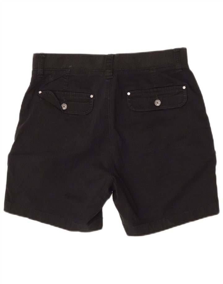Shorts cargo feminino Lee de cintura média e ajuste relaxado EUA 6 médio W30 algodão preto