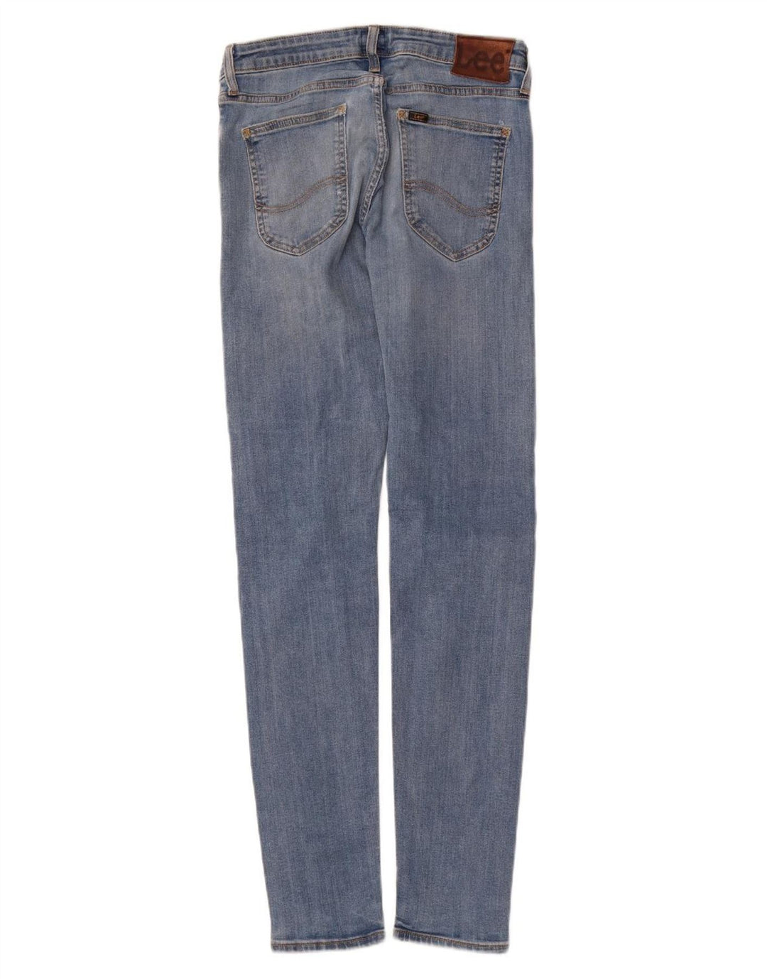 LEE Womens Malone Skinny Jeans W29 L32 Azul Algodão