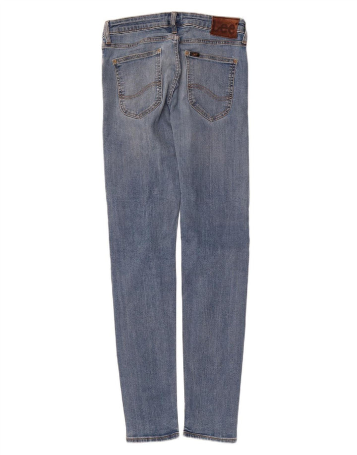 LEE Womens Malone Skinny Jeans W29 L32 Azul Algodão