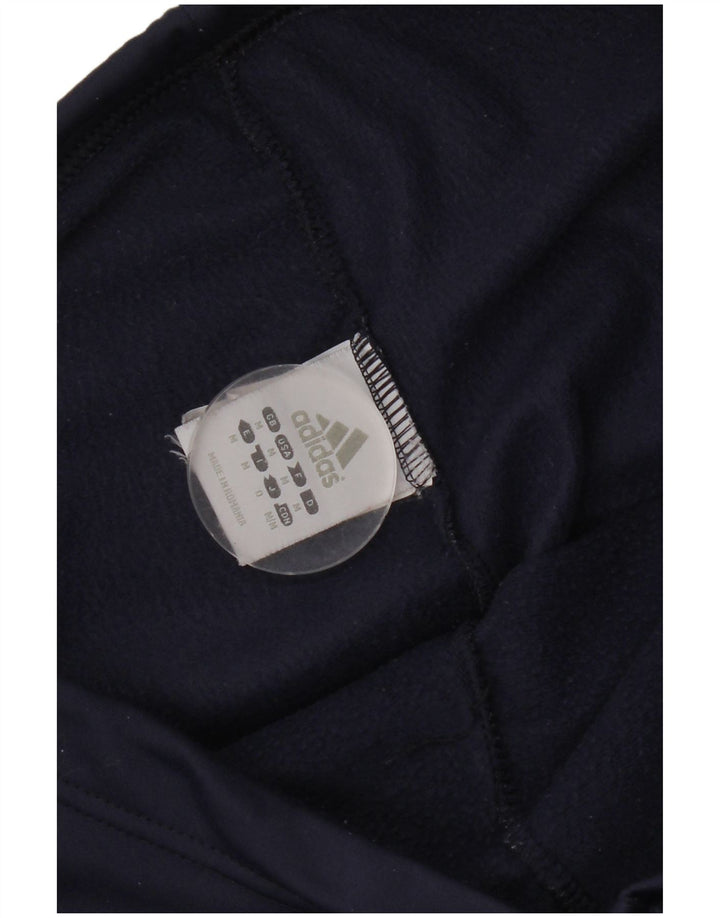 Calça de treino feminina Adidas UK 14 poliéster azul marinho médio