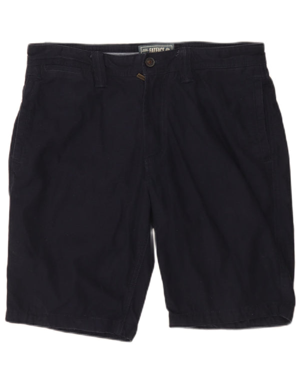 Shorts Chino Masculino Fat Face W34 Grande Algodão Azul Marinho