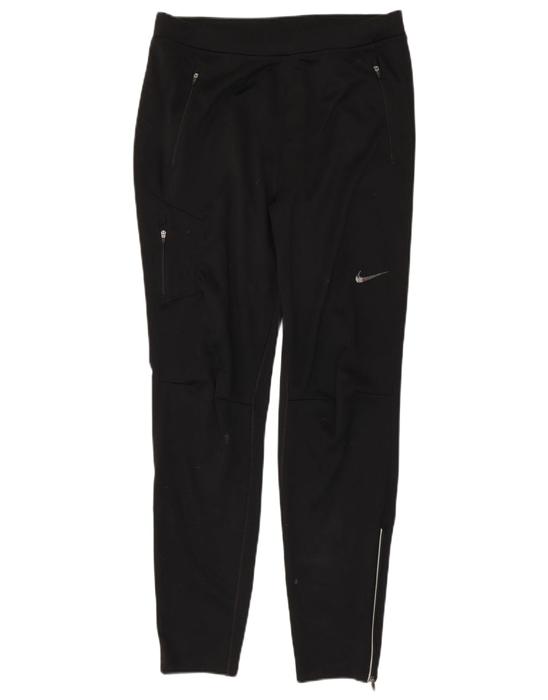 Calça de treino feminina Nike UK 14 grande poliéster preto