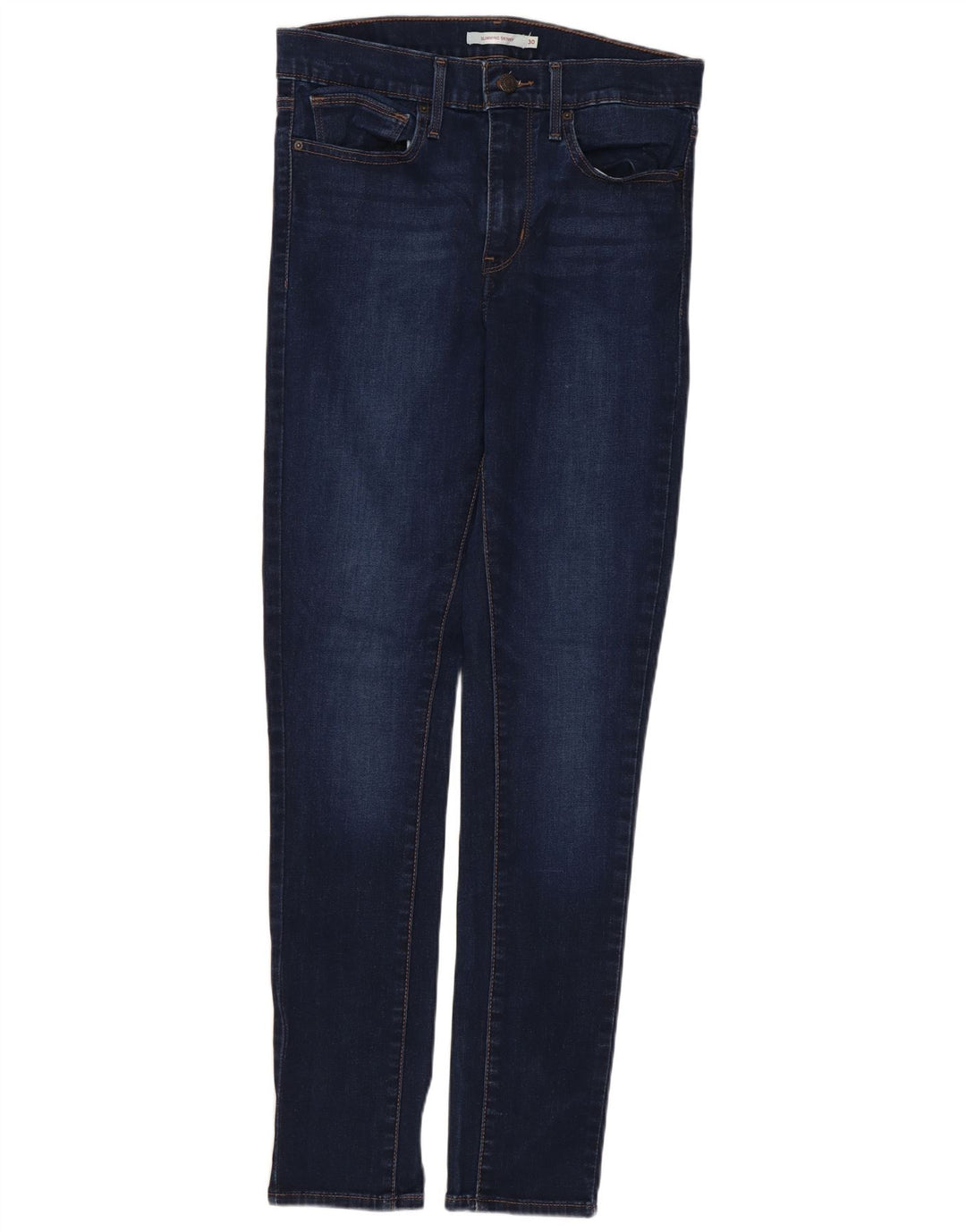 Calça jeans skinny feminina LEVI'S W30 L30 algodão azul marinho