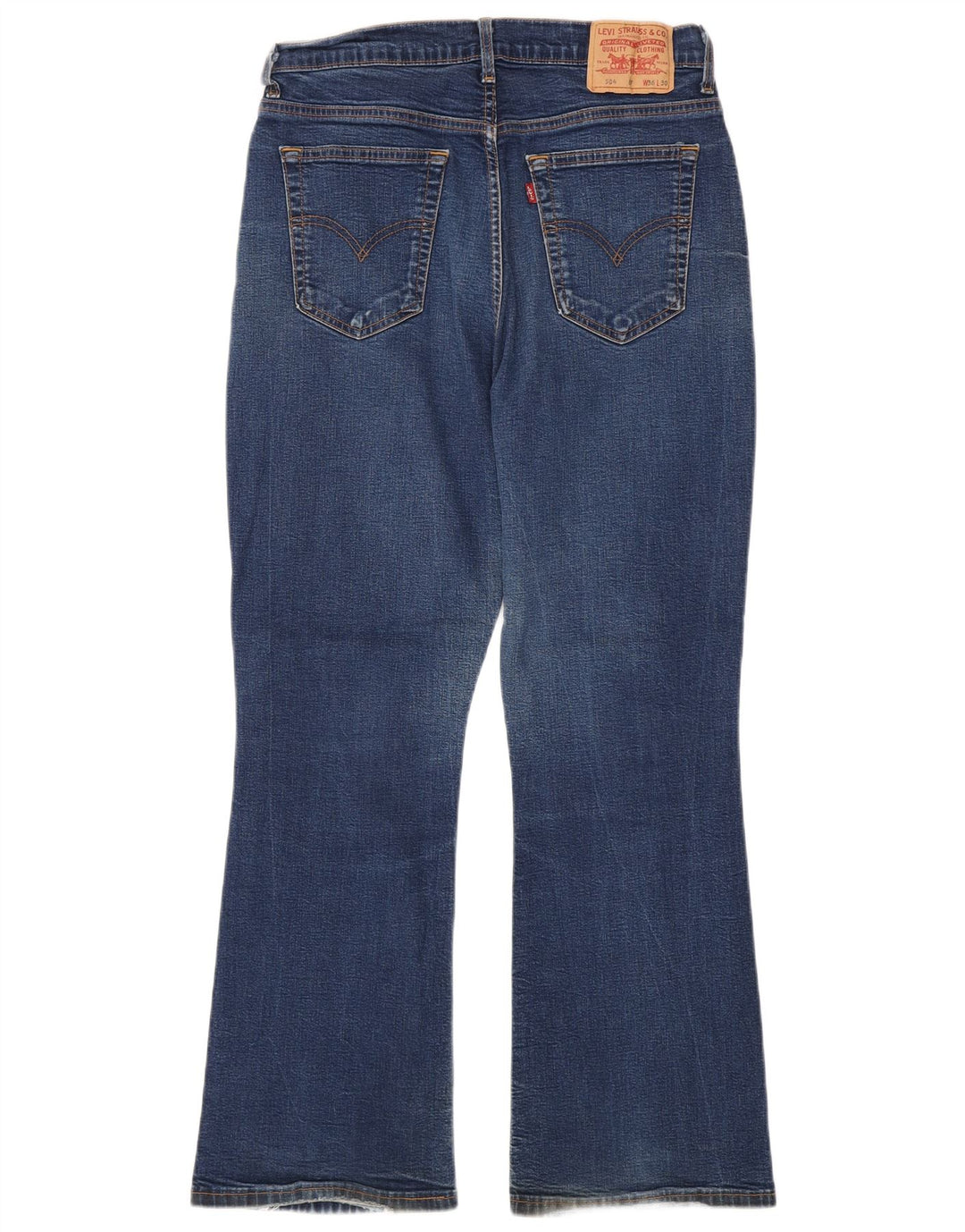 Calça jeans feminina Levi's 584 Bootcut W36 L30 azul algodão