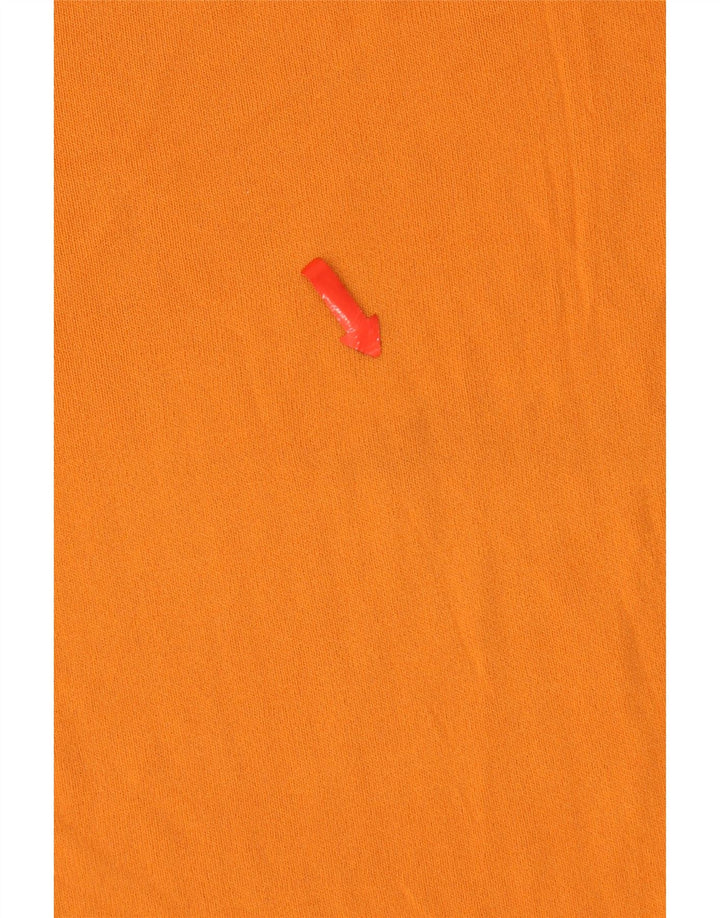 Zara Camiseta Feminina Top UK 12 Médio Laranja