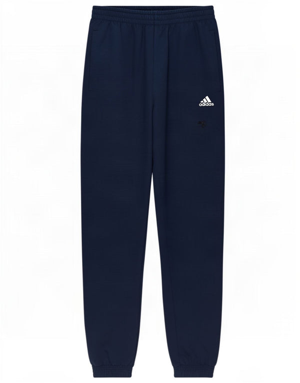 Adidas meninos calças de treino joggers 13-14 anos azul marinho poliéster